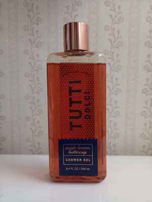 Bath Body Works Tutti Dolci Sweet Lemon Buttercup Shower Gel