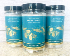 3 Bath Body Works EUCALYPTUS TEA Shower Steamers 4.8oz LOT/SET of 3