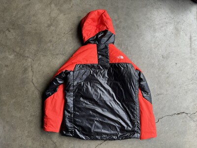 The North Face Summit Series L6 Belay Down Parka XL Orange Black