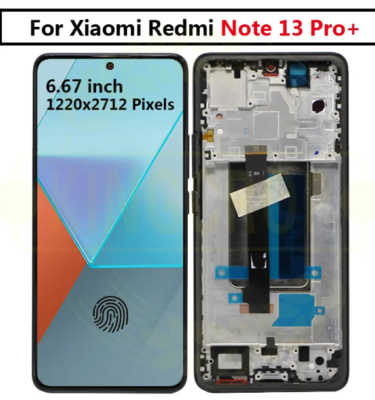 Écran LCD + Vitre Tactile Avec Châssis Pour Xiaomi Redmi Note 13 Pro Plus 5G