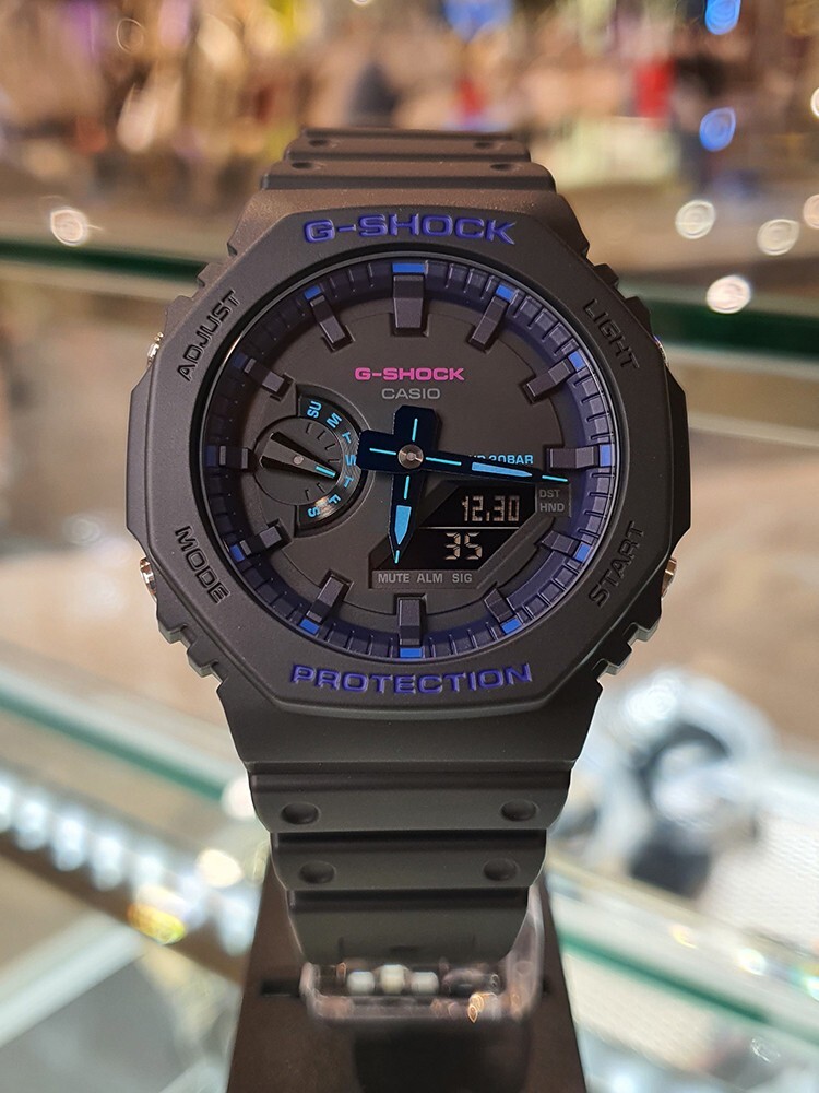 Casio G-Shock GA-2100VB-1A Resin Strap Men Watch Black Casio G-Shock GA-2100VB-1A Resin Strap Men Watch Black