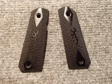 Custom Grips for Browning 1911-380, 1911-22 Checkered Black