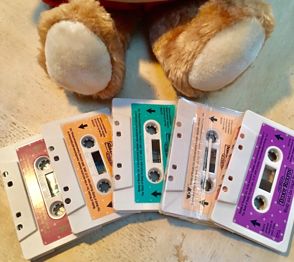Teddy ruxpin cassettes for sale deals