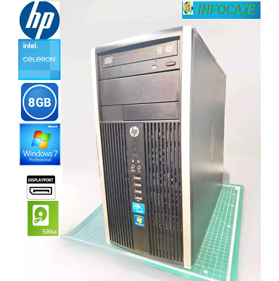 HP COMPAQ 6200 PRO MT PC CELERON 2.40GHZ / 8GB DDR3 / 500GB / WINDOWS 7 PRO