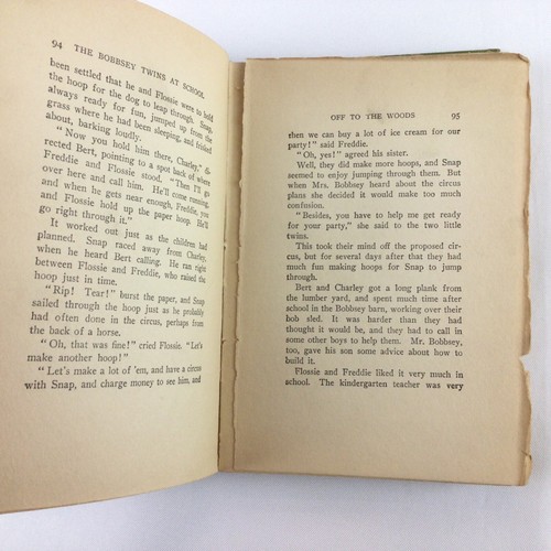 The Bobbsey Twins At School HC 1913 Laura Lee Hope Miller & Rhoads Richmond VA - Picture 12 of 14