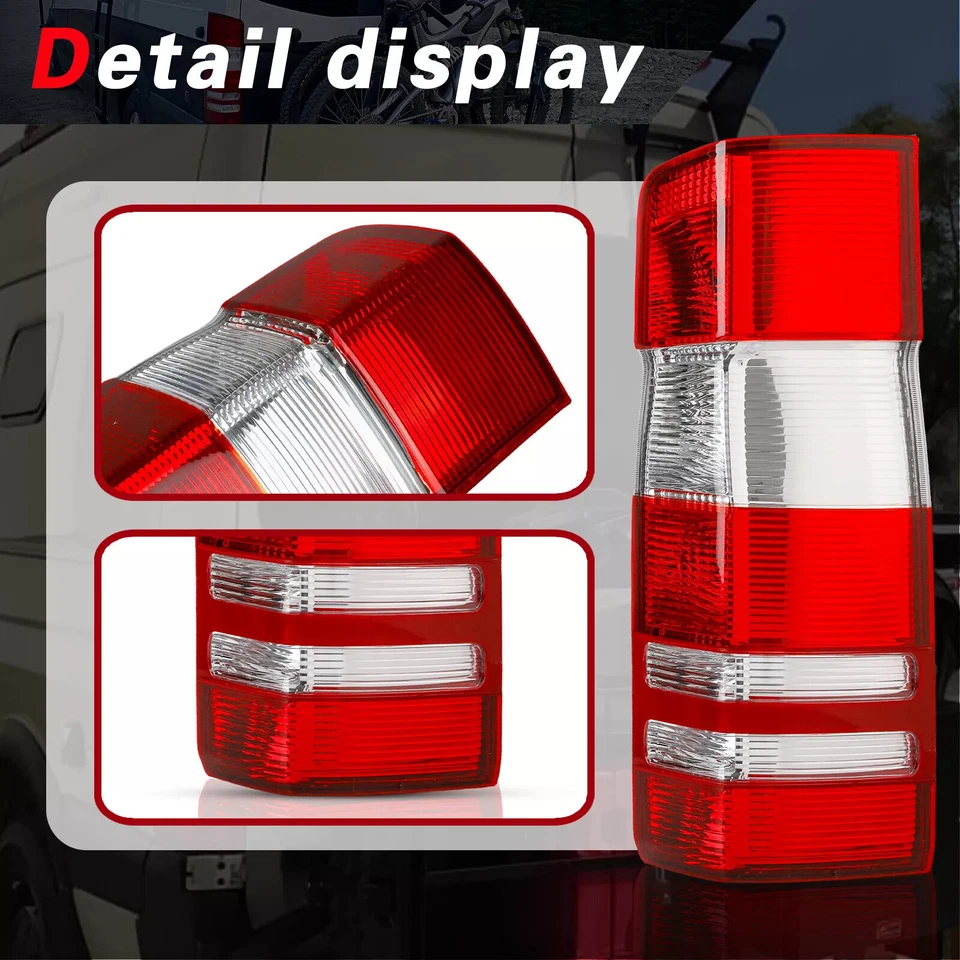 FOR MERCEDES SPRINTER W906 2007-2018 PAIR LEFT RIGHT REAR TAIL LIGHT DODGE - Image 2 of 4