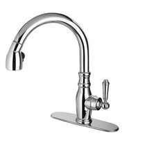 La Toscana Old Fashion Single-Handle Pull-Down Sprayer Kitchen Faucet USCR591ANT