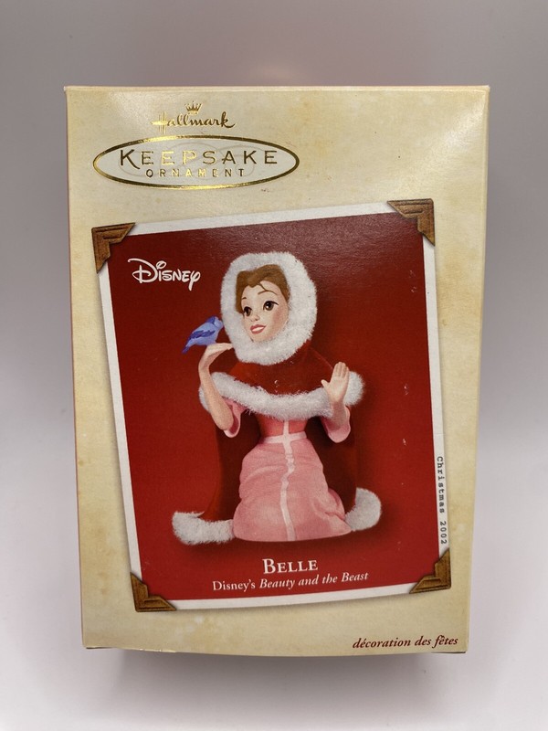 2002 Hallmark Keepsake Belle Christmas Ornament Disney Beauty Beast-NEW- READ