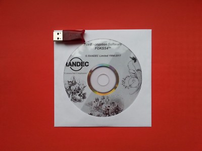 RANDEC FOKSS4th NET Software+Aladdin HASP HL NET250+ USB Red Security Key dongle