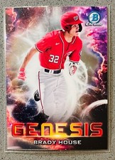 2021 Bowman Draft Chrome Baseball #GNS-10 Brady House Genesis Insert