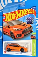 Hot Wheels Factory Set 2022 HW Hatchbacks Ford Focus RS Light Orange