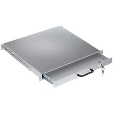 Intellinet Cassetto Porta Tastiera 1U per Armadi Rack 19'' con Serratura Grigio