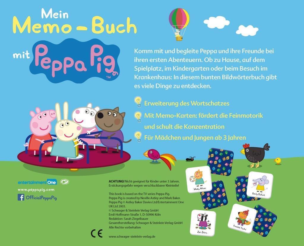 Thumbnail - Mein Memo-buch Mit Peppa Pig Mit 2 X 20 Memo-karten Buch 22 S. Deutsch