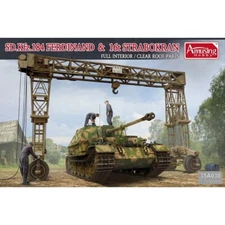Amusing Hobby #35A030 1/35 SD.Kfz184 FERDINAND& 16t STRABOKRAN