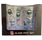 费城老鹰队复古凯利绿色 2 件装品脱玻璃套装-16 盎司-NFL 全新带盒