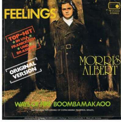 Morris Albert - Feelings 7'' Single Vinyl Schallplatte 2