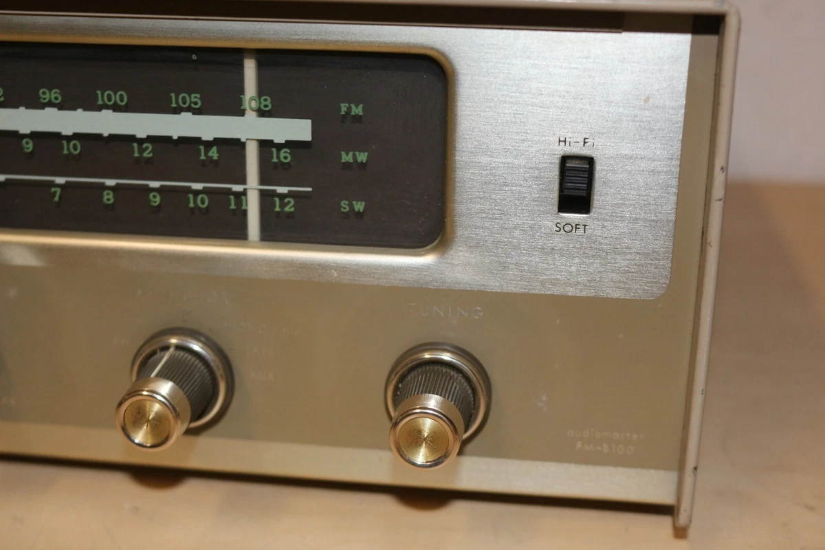 Pioneer Audiomaster FM - B100 Röhren Receiver AM/FM Tube Receiver Sehr Selten
