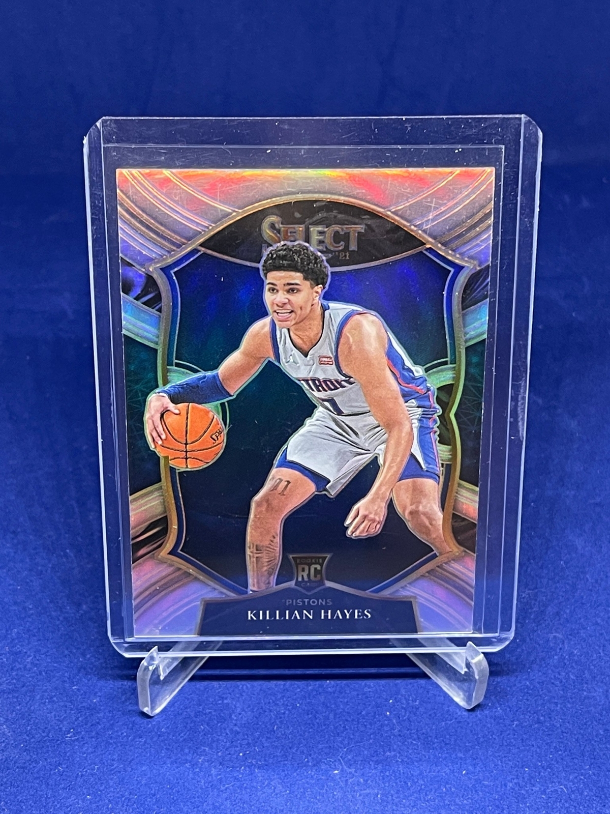 KILLIAN HAYES 2020-21 PANINI SELECT CONCOURSE SILVER PRIZM ROOKIE RC #67