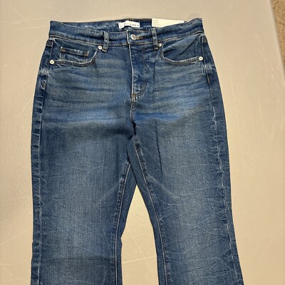 Loft Boot Cut Mid Rise Petite Inseam Regular Fit, Size 28