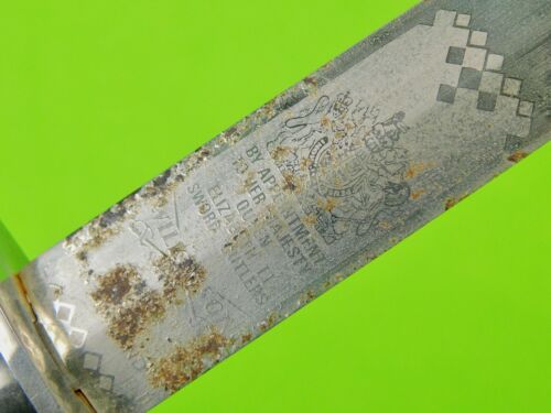 Vintage British English Wilkinson Fairbairn Sykes Stiletto Fighting Knife Dagger - Picture 4 of 22