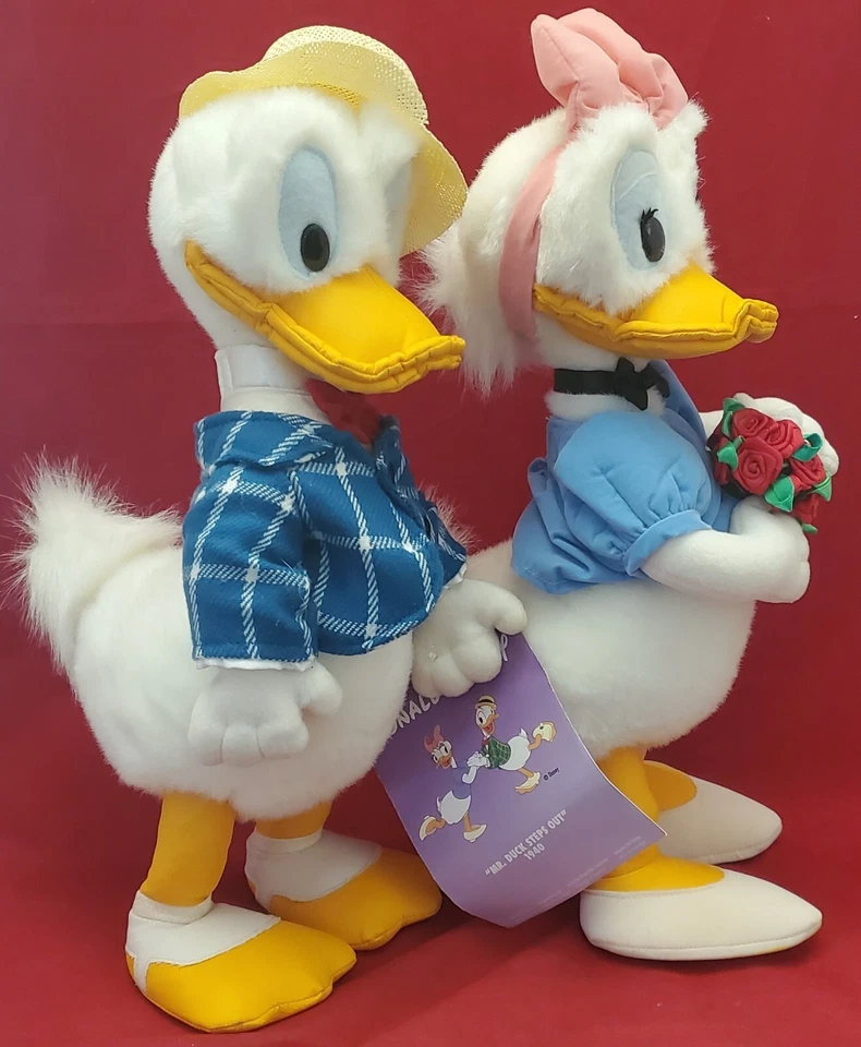 Peluche Posable Pato Donald y Margarita De Colección Mr. Pato sale con etiquetas Foto 3 de 4