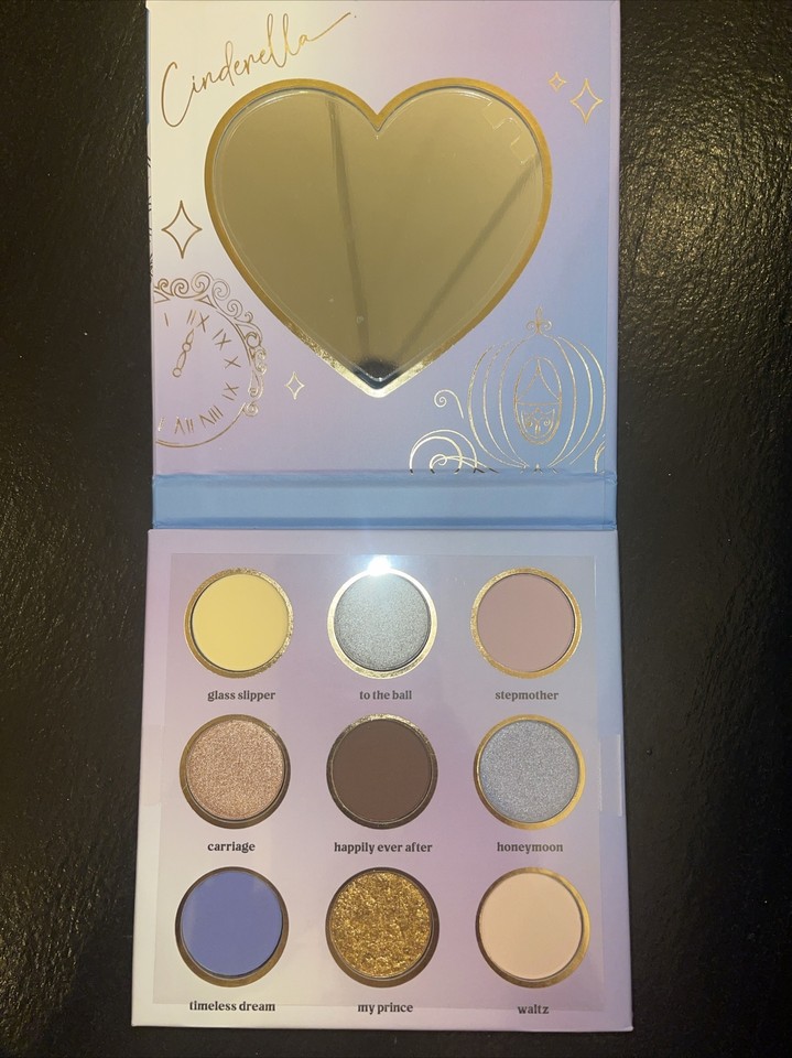 The Creme X Disney Ptincess Cinderella Midnight Rush Eyeshadow Palette ...