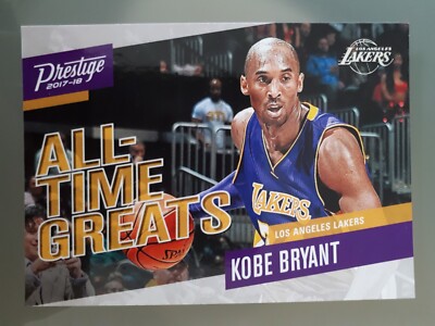 2017-18 Panini Prestige All-Time Greats Kobe Bryant #1 Los Angeles Lakers NBA