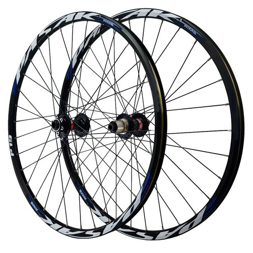 Mountain Bicycle Wheel Front 2 Rear 4 Bearing Hub Wheelset 26 27.5 29" Thru Axle - Picture 36 of 48