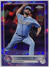 Jordan Lyles Topps Chrome Sapphire /10