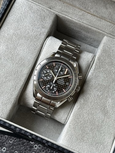 Omega Speedmaster Racing Michael Schumacher 2002 Collector Grade Full Set