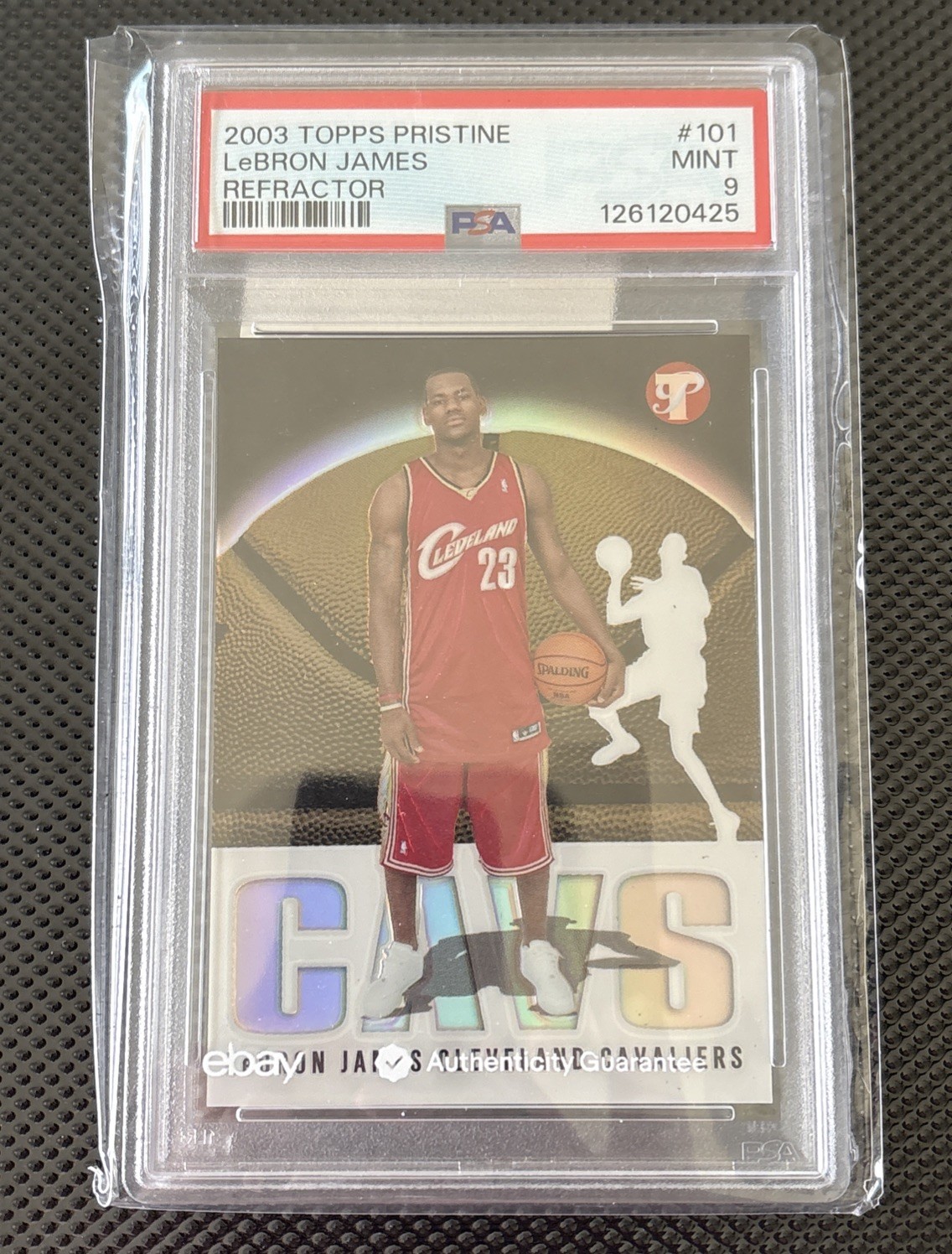2003-04 Topps Pristine - LeBron James #101 Refractor /1999 (RC) PSA 9