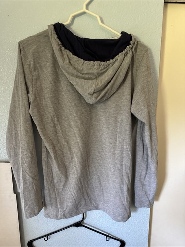 Felpa Pullover Disney Topolino Parigi Francia Grigio Taglia Xl con Cappuccio - Foto 10 di 11
