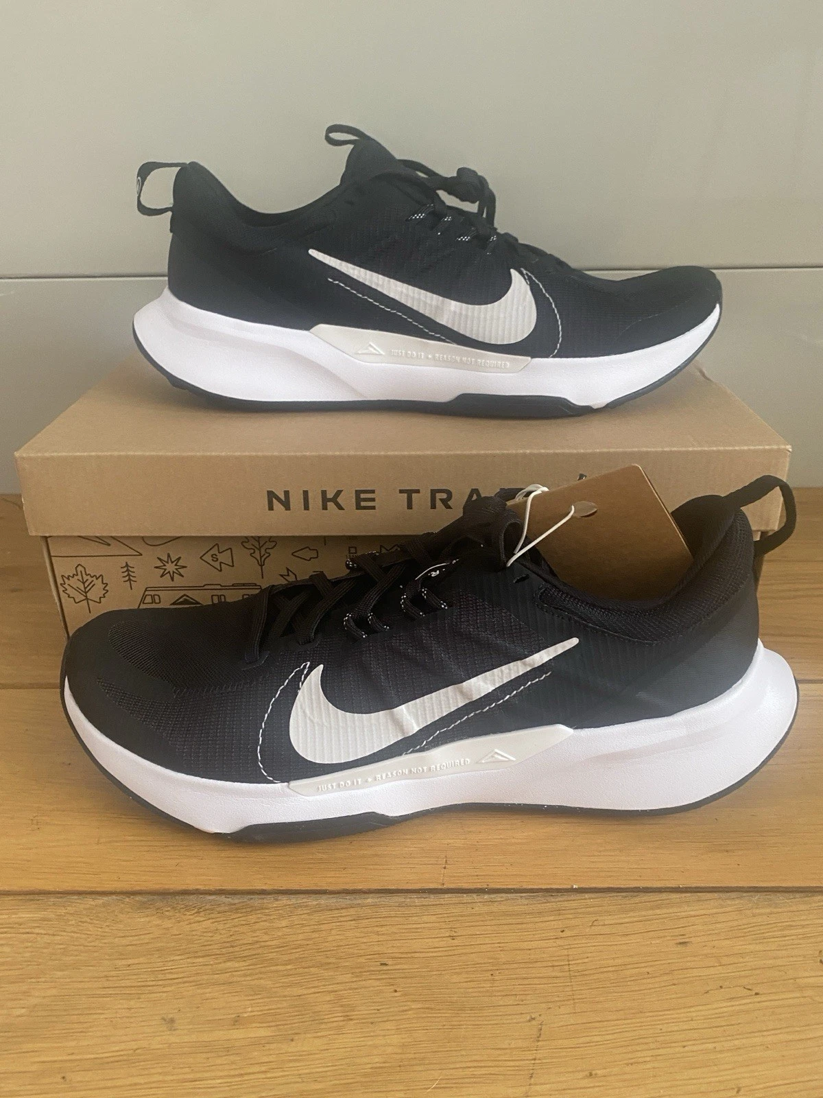Nike Juniper Trail 2 NN Running Shoes Black White UK 10 EU 45 US 11 DM0822 001