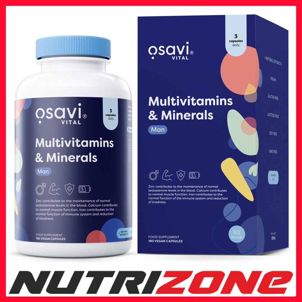 Osavi Multivitamins & Minerals Man - 180 vegan caps