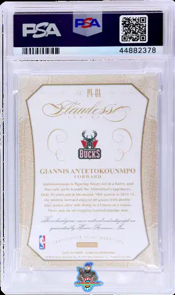 2014 Giannis Antetokounmpo PSA 10 10 Flawless Ruby Patch 2014 Giannis Antetokounmpo PSA 10 10 Flawless Ruby Patch