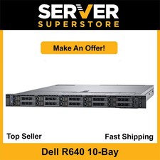 Dell PowerEdge R640 NVMe Server 2x Gold 6138 40 Cores H730P 128GB 2x 1.2TB SAS