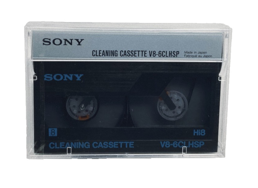 SONY Hi8 Cleaning Cassette V8-6CLHSP  Video8 Hi8 Head Cleaner V8 6CLHSP Japan
