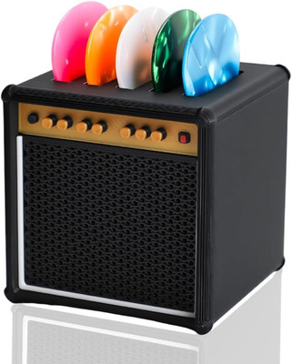 Guitar Picks Holder Box, Amp Speaker Pick Holder Mit 5 Celluloid Guitar Picks, G