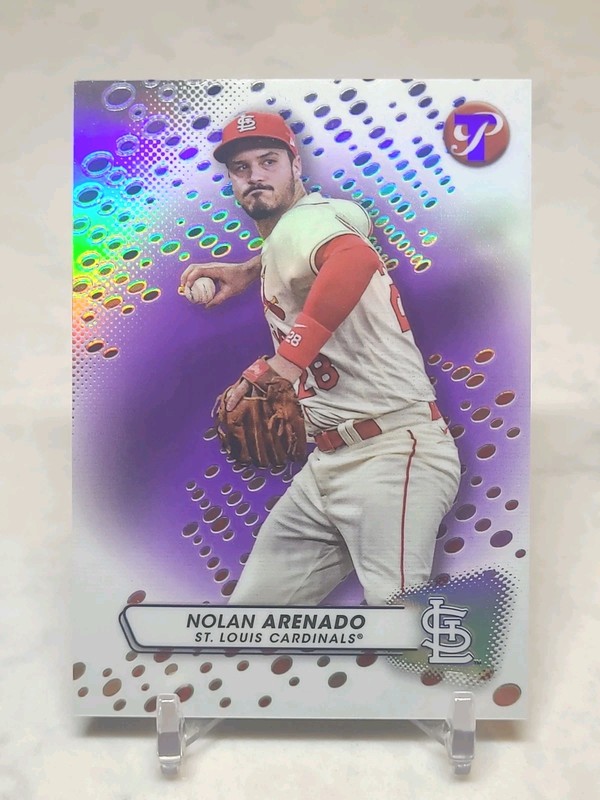 2023 Topps Pristine - Nolan Arenado PURPLE REFRACTOR  06/99 (SP) #21 CARDINALS 