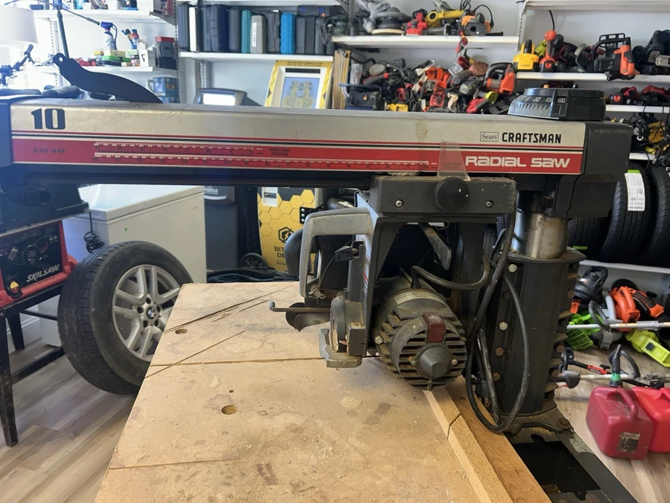 "Sierra de brazo radial Sears Craftsman de 10"" - resistente" Foto 4 de 4