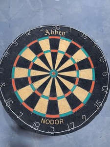 Nodor ABBEY Dartboard 18" Dart Board Vintage 1981 Pro Model