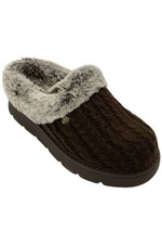 Skechers Bobs Women's Warm Greetings Keepsake Light Slippers Chocolate