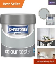 75ml Manhattan Grey Water-Based Paint Tester - Quick Dry & Odour Blocking
