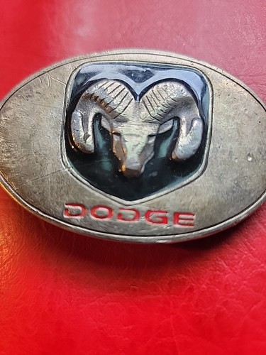 Heavy Black Enamel Around Ram Emblem Dodge belt buckle - Picture 2 of 6