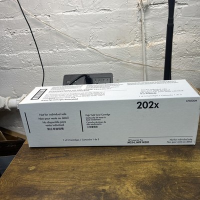 HP 202X Yellow Toner Cartridge Printer Works For Laser Jet Pro M254, MFP, M281