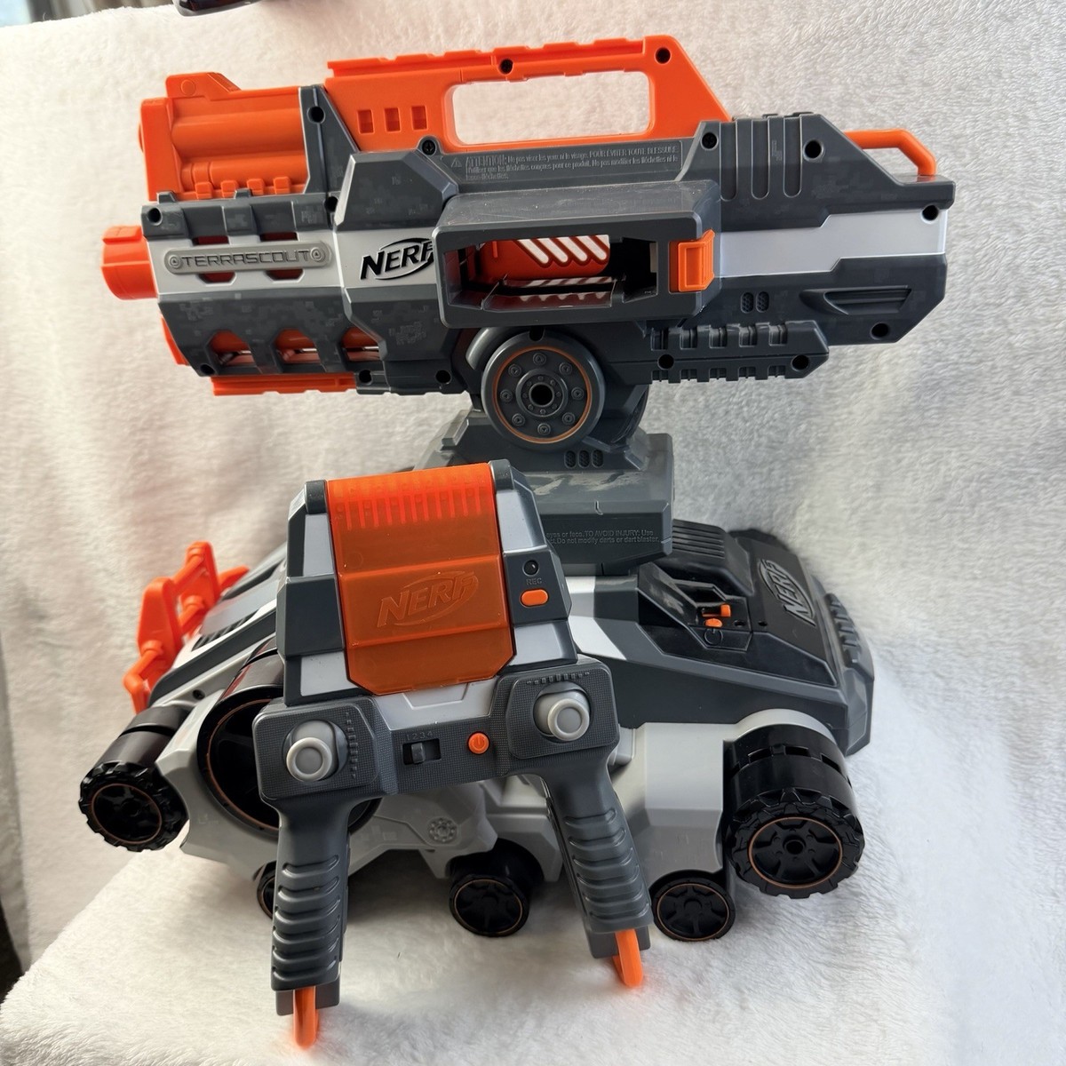 Nerf N-strike Elite Terrascout Drone And Remote Parts Or Repair