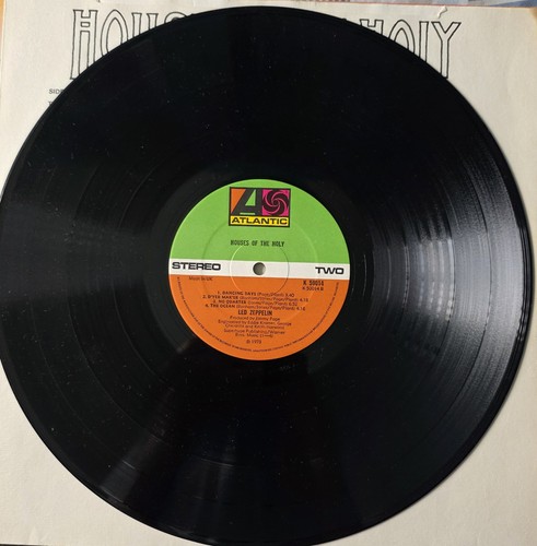 LED Zeppelin Houses of the Holy Vinyl LP K50014 First UK Edition 1973 - Picture 5 of 8