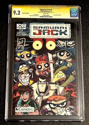 Samurai Jack #5 CGC SS 9.2 IDW Publishing Signed Andy Suriano  Comic PRO Edition