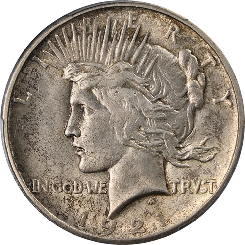 1921 Peace Dollar PCGS MS64 Key Date Decent Eye Appeal