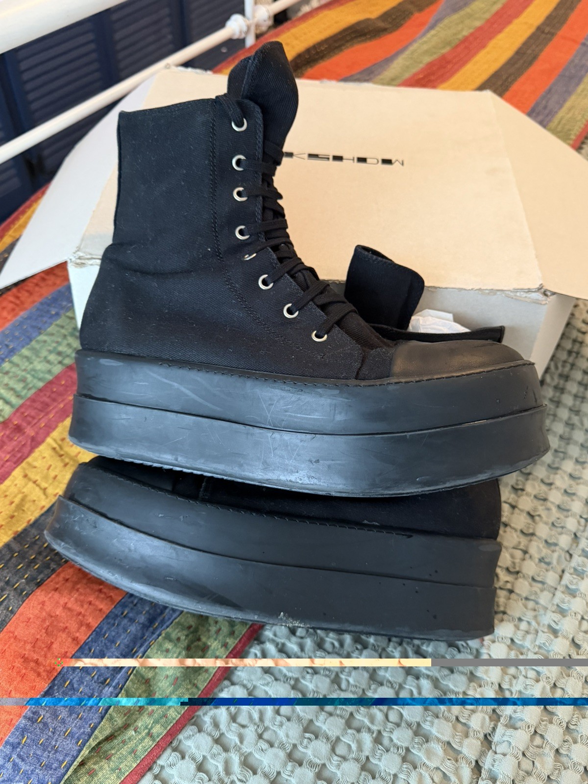 Rick Owens DRKSHDW FW25 CONCORDIANS DOUBLE BUMPER SNEAKS 